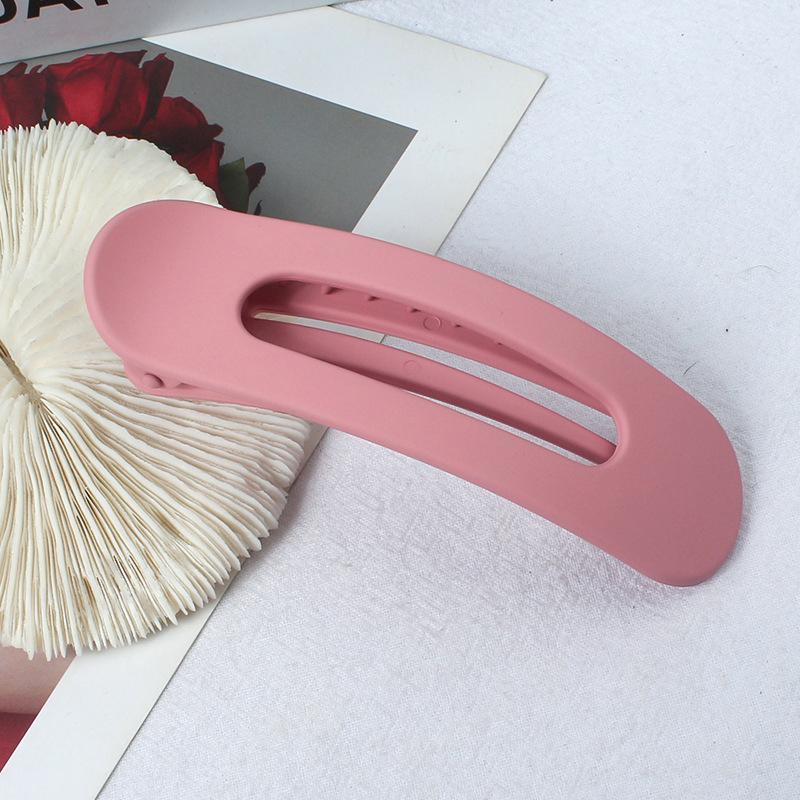 Solid Color Seamless Hair Clip for Women Korean Large BB Clip Simple Fashion Duckbill Clip Hairpin Girl Hair Accessories