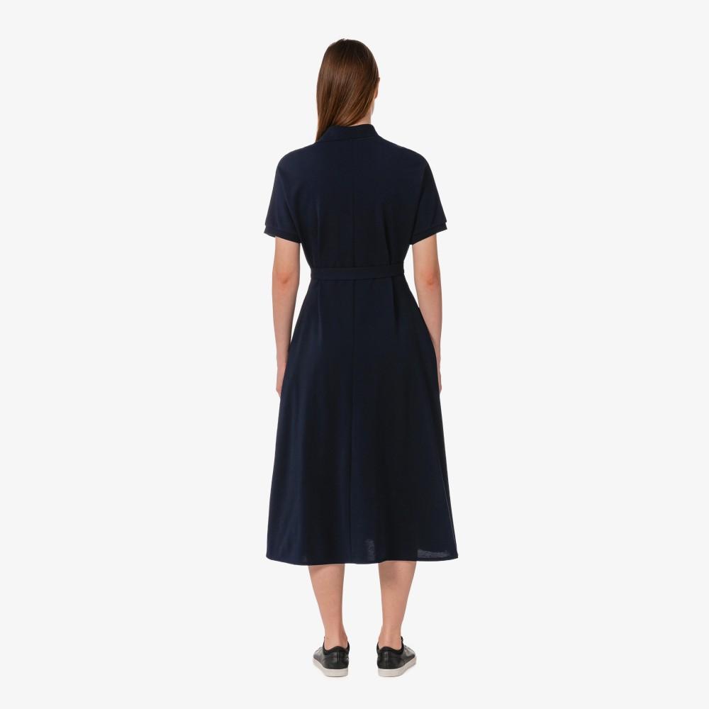 [lacoste] Women's Oblique Placket Polo Dress EF508E-56G166