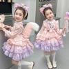 Vestido Lolita de Princesa de Otoño para Niñas: Disfraz de Cumpleaños y Navidad de LinaBell