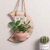 Shelf Bedside Stand Wall Mounted Three Dimensional Flower Pots Holder Decoration