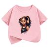 Trendy 2026 Hip Hop Girl  TShirt Printed T Shirt Girls Summer Clothes Short Sleeve Tops TShirts Cute Girls Clothing