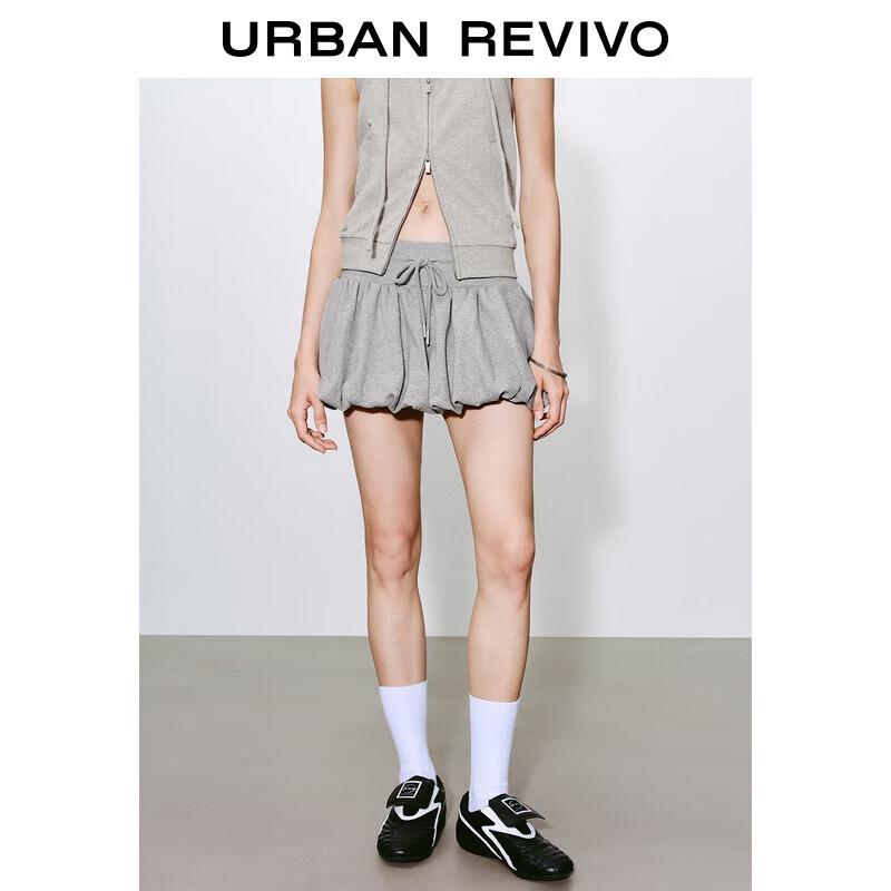 UR 2025 Women s Drawstring A-line Mini Skirt M