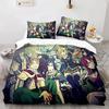 3D Print Fairy Tail Anime Natsu Bedding Set Duvet Cover Bed Set Quilt Cover Pillowcase Comforter king Queen Size Boys Adult