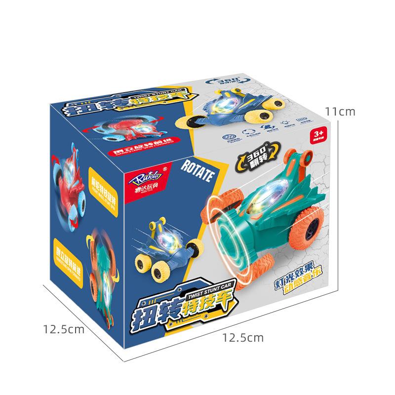 Electric Toy Stunt Car with Light and Music Special Effect Dump Truck Toy Vehicle