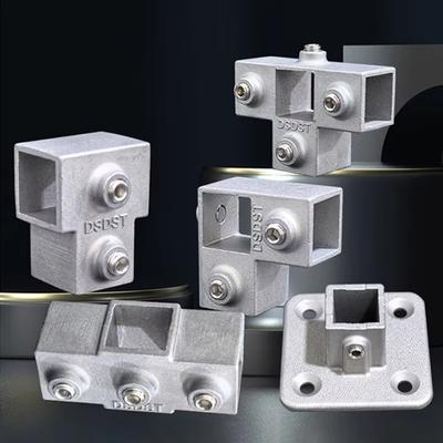 30mmx30mm Aluminum Alloy Elbow 25x25mm Three-way Square New Square Tube  with Matching Set Screw