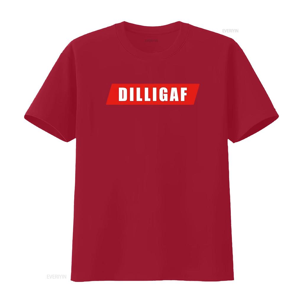 Unisexs Dilligaf T Shirt White Small Vintage Washed Homme Fashion Versatile Comfortable Designer Clothes Stylish Soft Unisex