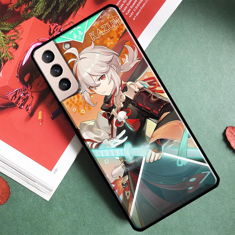 Genshin Impact Kaedehara Kazuha Phone Case For Samsung Galaxy S25 Ultra S9 S10 S20 S20 S21 S22 S23 Plus S24 FE Back Cover