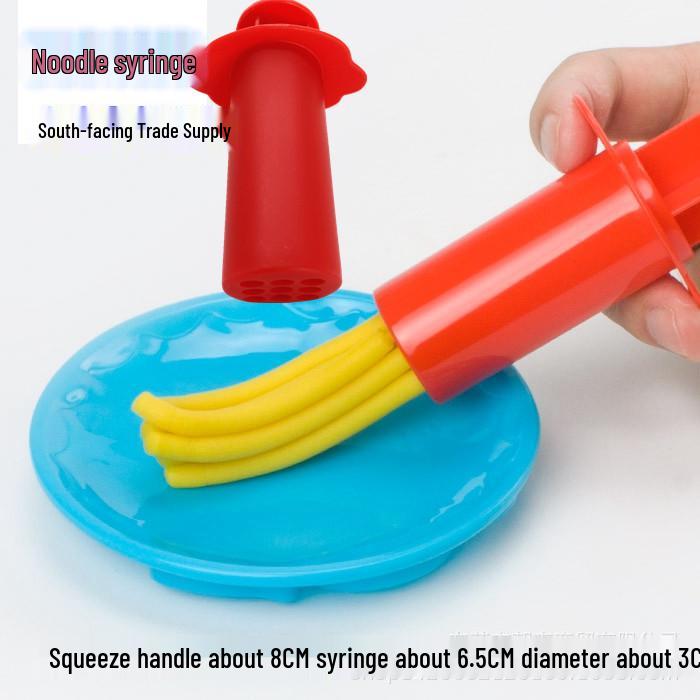 Children's DIY Color Clay Craft Kit: Includes Leather Clay, Glue Machine, Needle Cylinder, Noodle Maker, Dessert, Cake, and Bread Making Tools.