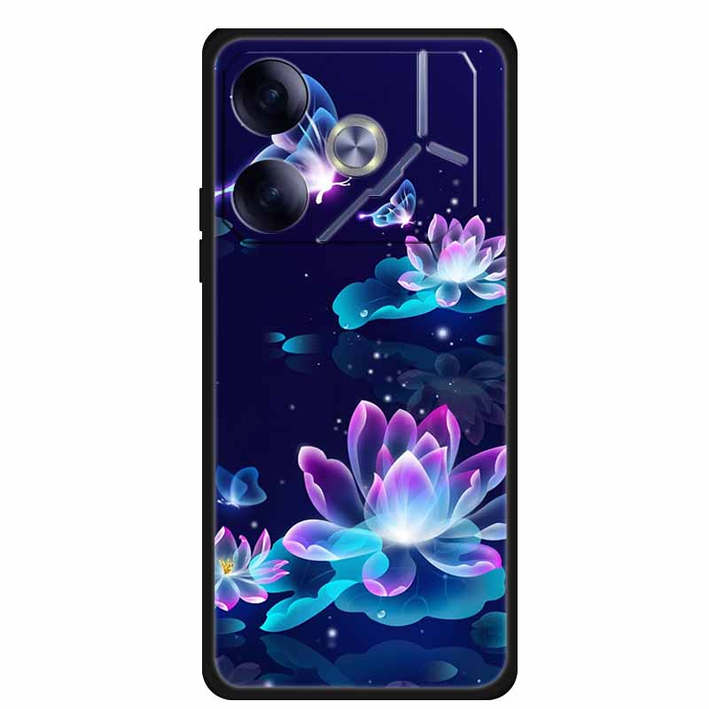 Phone Case For Tecno Pova 6 Back Cover Case Shockproof Black Silicone Soft Funda For Tecno Pova 6 Case Pova6 6.78" Capas Coque