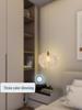 Modern French Cream Pendant Lights: Minimalist Bedside and Hallway Fixtures