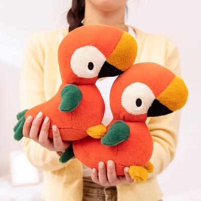 Süßer Simulationsvogel Puppe Plüschtier Großer Schnabel Vogelpuppe Kinder Beruhigende Stoffpuppe Mädchen Geburtstagsgeschenk