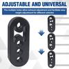 LEONTOOL Muffler Hanger, 4 Holes, Reinforced Rubber Bushing, Set of 4, Muffler Hanging Rubber,