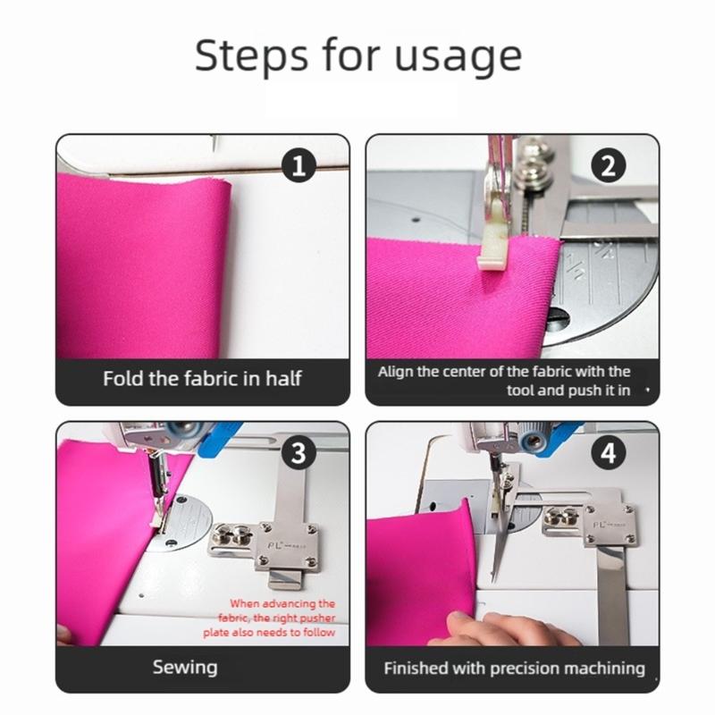 Multipurpose Metal Beveler Tool Fabric Cutting Guide Tool For Straight Diagonal Lines Making Apparel Crafting Tailoring