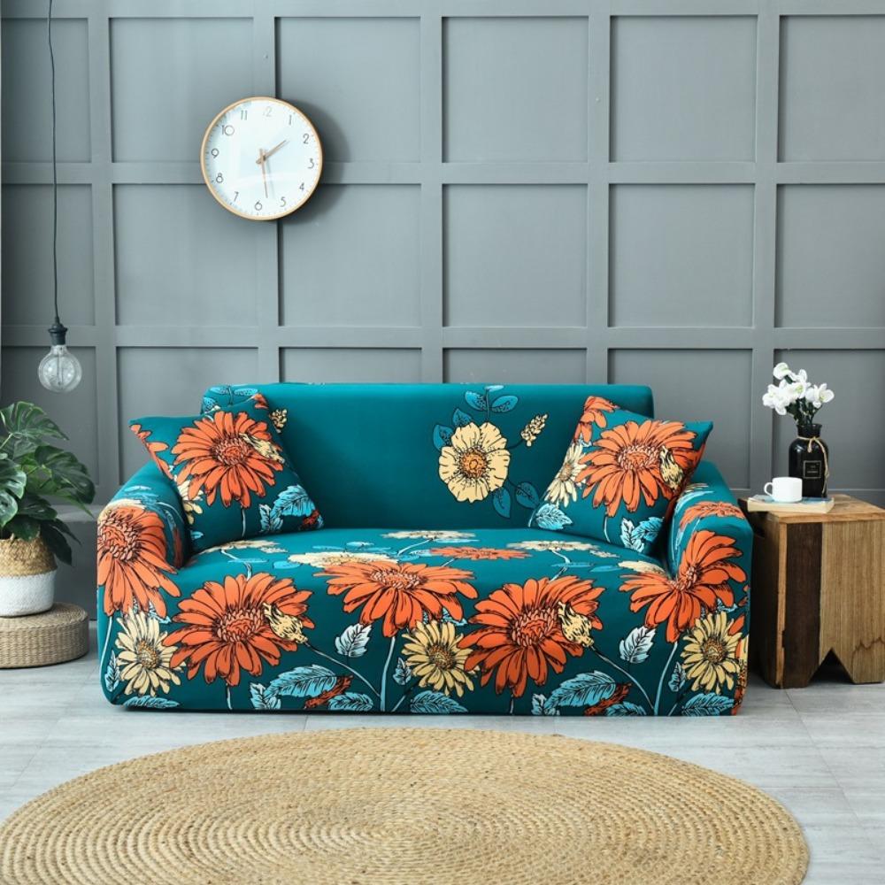 Stretch Sofa Cover Full Set Slip Proof Universal Elastic Couch Protector Anti Dirt Fabric Sofa Cover for All Seasons