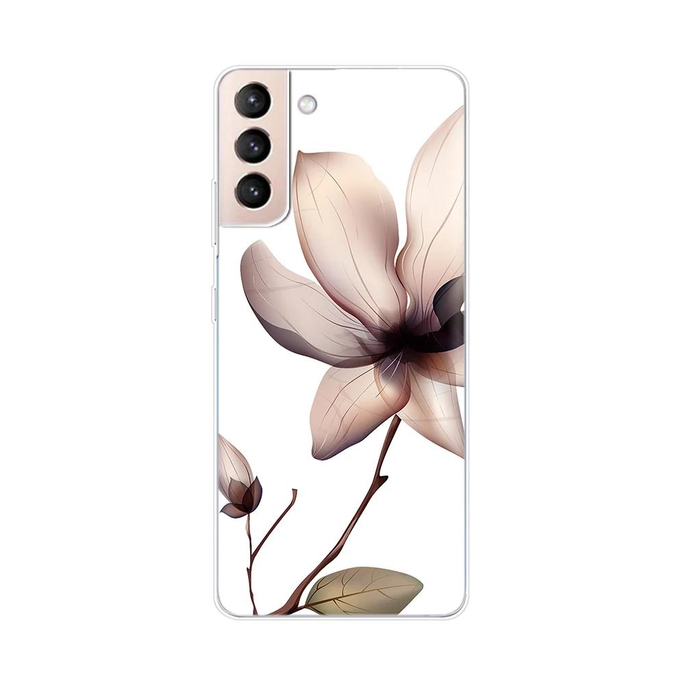 For Samsung Galaxy S21 S 21 FE Plus Case Soft TPU Phone Back Cases Cover for Samsung S21 Ultra GalaxyS21 Silicone Phone Case