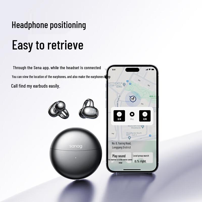 SANAG S6S Open-Ear Clip Bluetooth Headphones