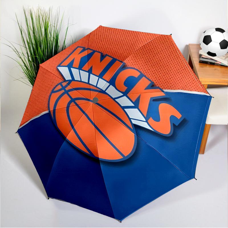 Knicks Logo Umbrella 8-Frame for Travel, Camping, Casual Lightweight Portable Umbrella, Essential for Every Family Holidays Gift