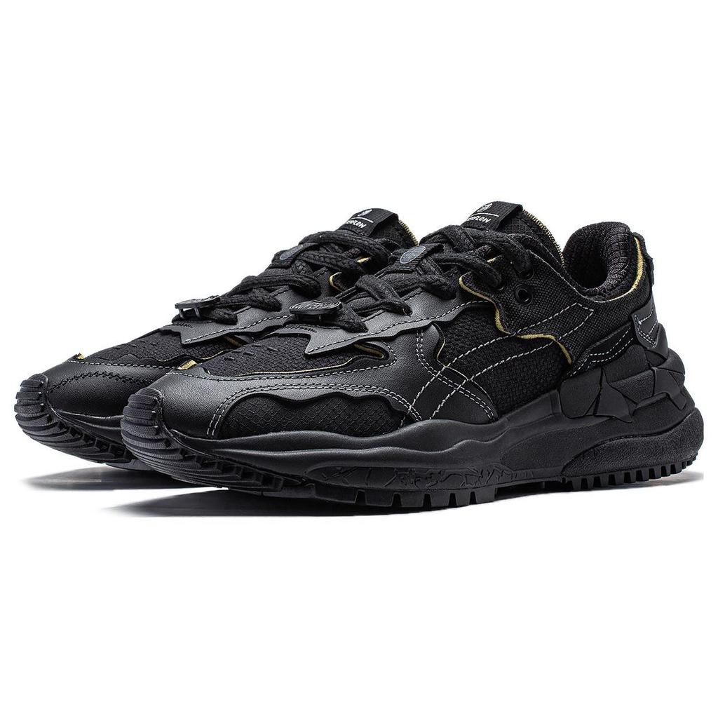 Li Ning CF Origin 2 Slip Resistant Abrasion Resistant Casual Shoes Women's Black AGCT324-1
