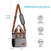 Módní velká taška na oběd s izolací pro ženy a muže, opakovaně použitelná pikniková chladicí taška s nastavitelným ramenním popruhem