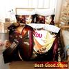 New Black Lagoon Bedding Set Duvet Cover Sheet Printed Bed Set Pillowcase Bed Full Queen King Size Comforter Bedroom