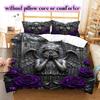Mythical Characters Pattern Bedding Quilt Set Quilt Cover Pillowcase Home Decoration Birthday Gift (1 * duvet cover + 2 * pillowcase, without core)