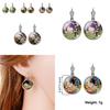Stylish One Piece Anime Sanji Gemstone Earrings Fashion Metal Ear Jewelry