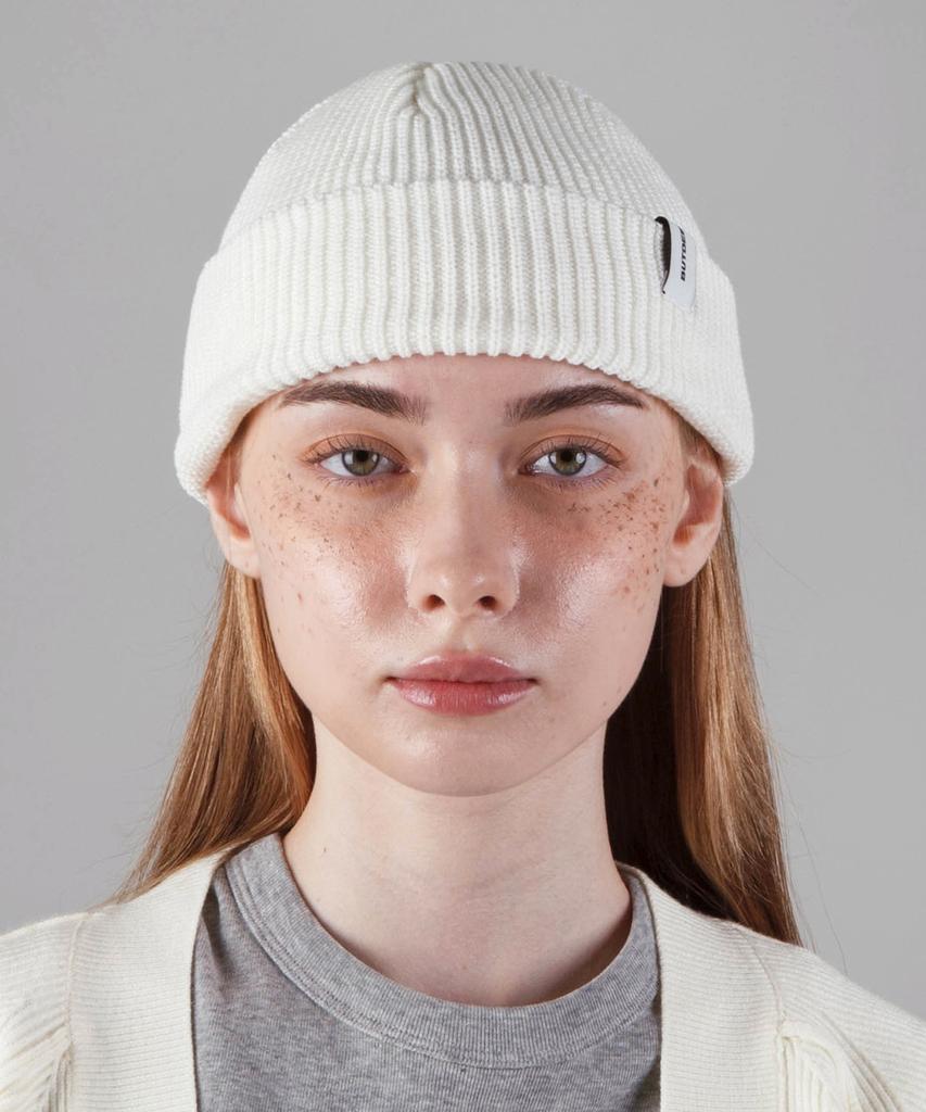 Diposwi 24 Symbol Basic Short Beanie - Ecru