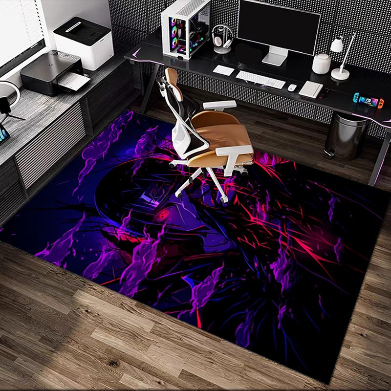 1pc naruto Carpet for Room Floor Mat, Comfortable Office Chair Printed Area Rug, Beautiful Hotel Rug