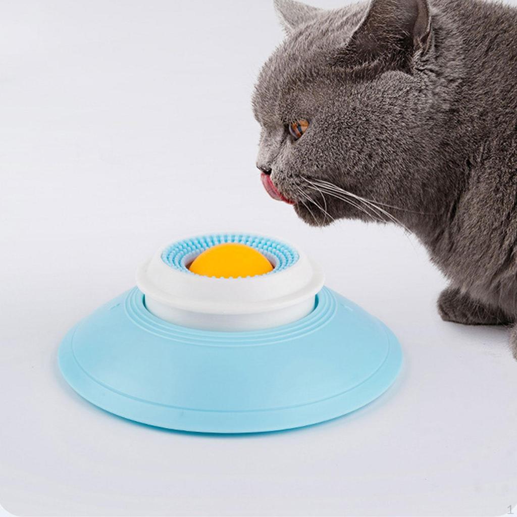 Pet Slow Feeder Washable Non Slip Anti Choking Enrichment Toys Dog Lick Bowl White Ball