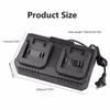 Lithium Battery Dual Charger 2 Ways Power Tool Battery Charger EU/US Plug For Makita 18V 21V Battery BL1415/1815/1830/1850