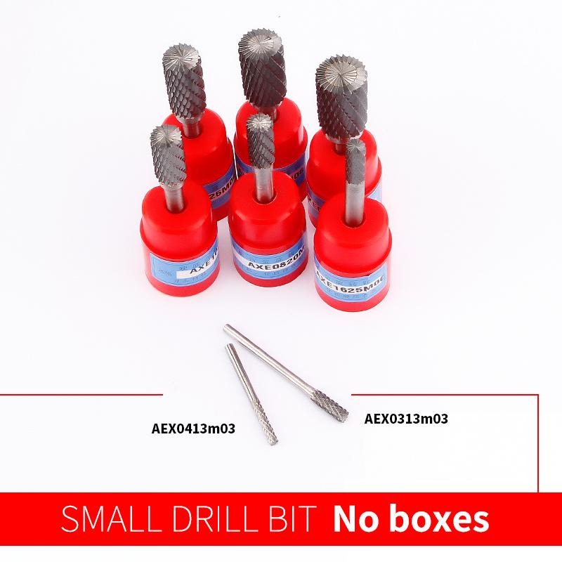 Rotační pilník z wolframové oceli 1ks štěrbina pro kuličky s čepelí na horní straně Válcová fréza ze slitiny karbidu Typ sloupce pro frézu 3-16 mm