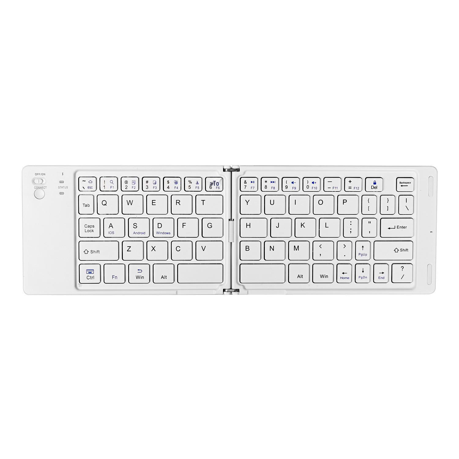 

B028 Two-Fold Portable Wireless Bluetooth Keyboard for Phone, Tablet, and Laptop