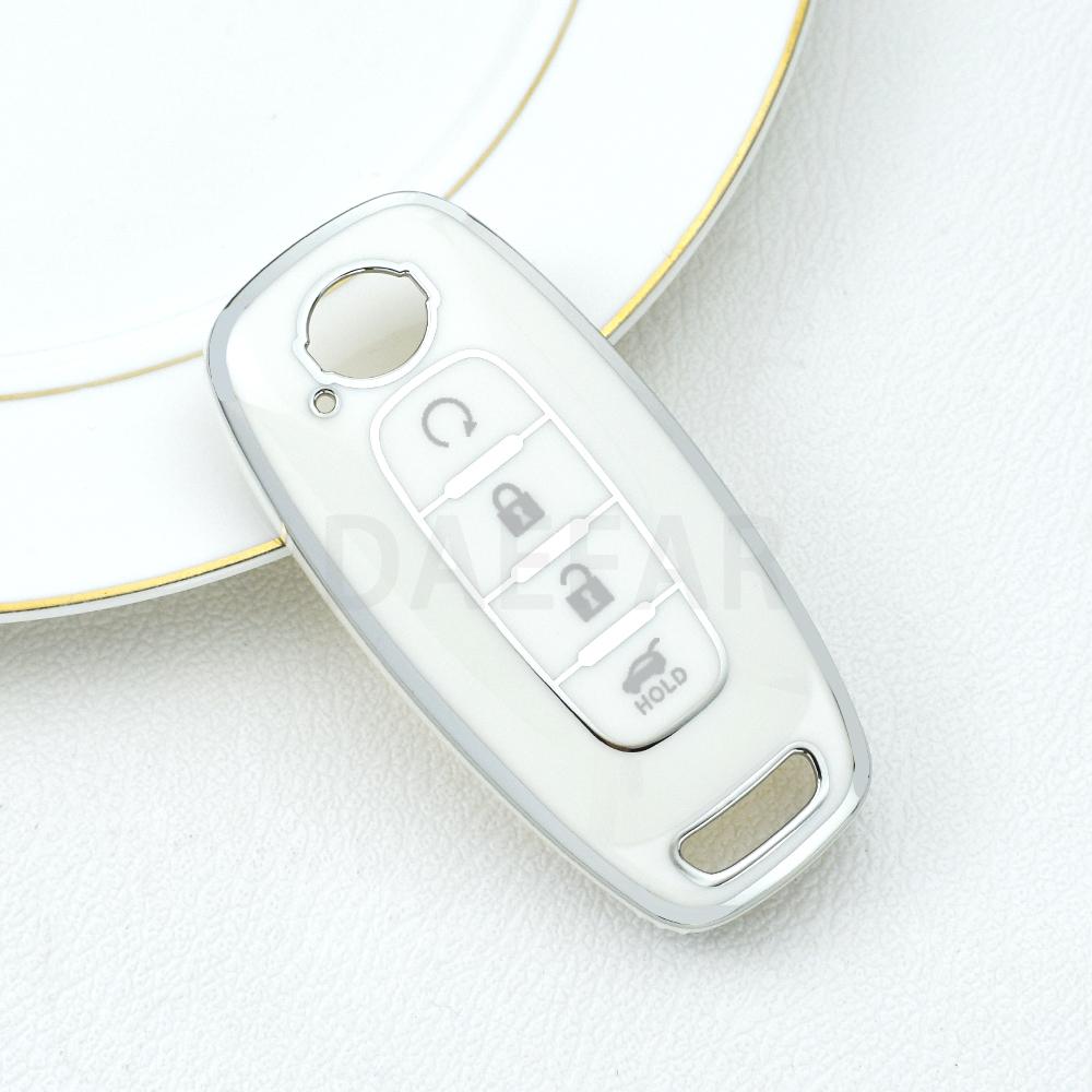 3 Button Key Fob Prtoective Skin Cover Mount Case Fit For Nissan X-Trail T33 Kicks Qashqai J12 Juke Teana Altima Ariya Smart