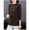 Women S Long Sleeve Pullover Thermal T Shirt For Middle Aged Ladies Autumn