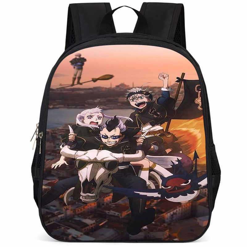 Sac à dos Black Clover 15 pouces Grande capacité Léger Tissu Oxford Pour Enfants