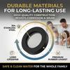 Rubber Faucet Washers Leak Proof Shower Hose Gasket Water Tap Filter Mesh Seal Ring with Net Faucet Grommet Plumbing Repair Set