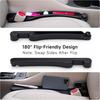 Car Seat Gap Filler Set Of 2, Soft Foam Multifunctional Seat Side Gap Filler With Organizer & Hook Function, 3In1 Gap Stopper Universal Fit Car SUV