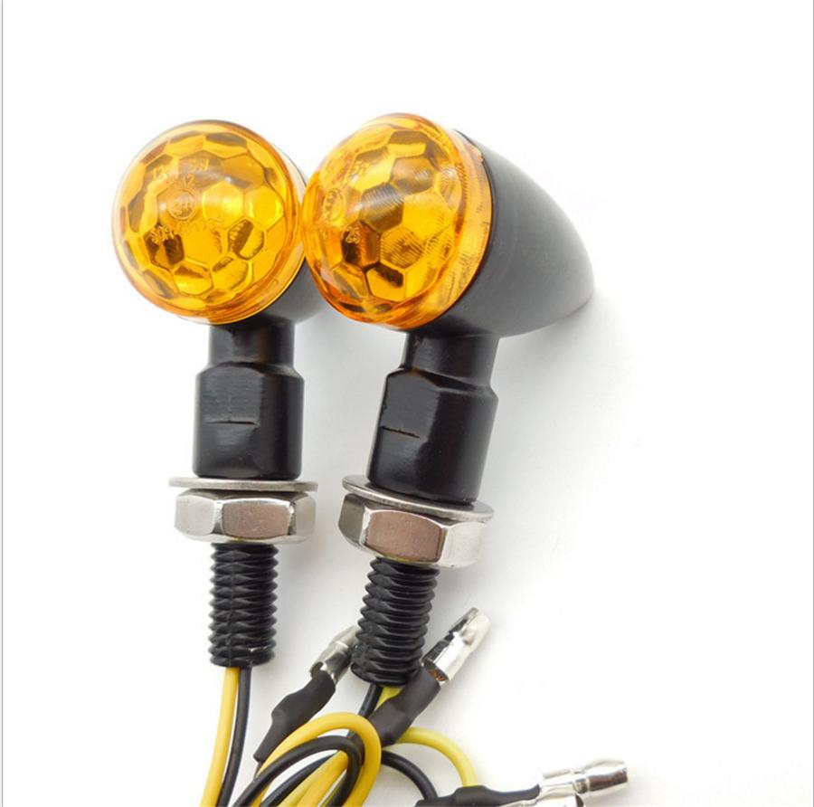 2x Mini LED Turn Signal Tail Stop Light Aluminum IP67