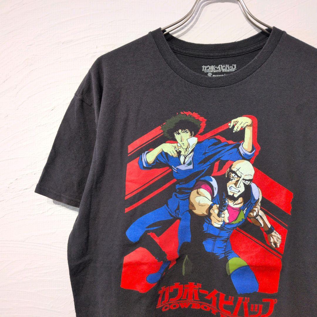 

[USED] Excellent condition Cowboy Bebop official international T-shirt, size L, black