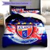 Club Atlético Atlante  Pattern Bedding Quilt Set  Home Decoration  Gift (1 * duvet cover + 2 * pillowcase  without core)