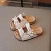 Girls slippers Children's Non-slip Student Fashion Bow New Summer Shoes Soft Sole Beach slippers Kids