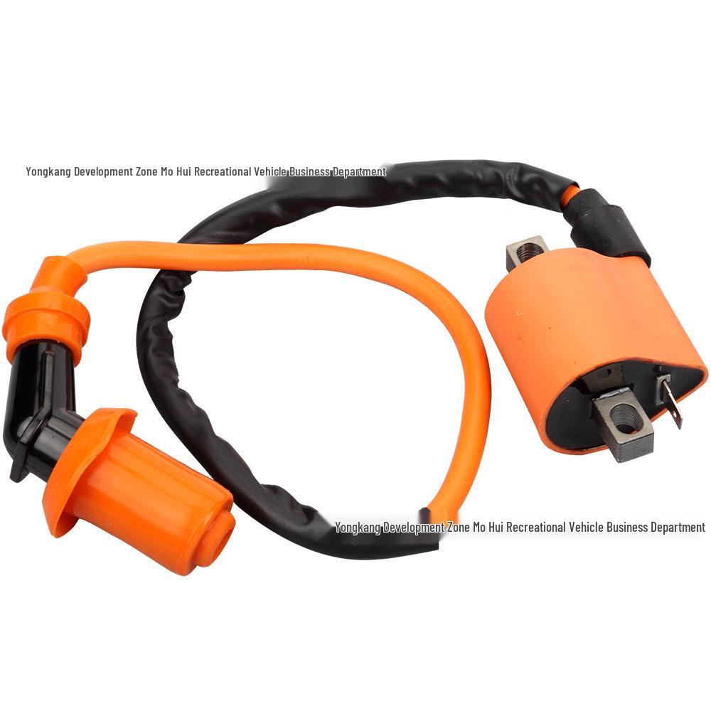 Bobine d'allumage haute tension pour VTT et moto tout-terrain (Orange) pour CG125/150/250cc