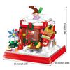 714PCS Christmas Eve Apple House Building Blocks Diy Creative Gift Box Model Assembly Bricks Creative Desktop Deco Kid Toys Gift