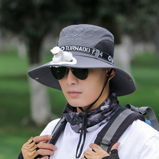 Buy IW Men Cap Mini Fan Anti-UV Fashion 