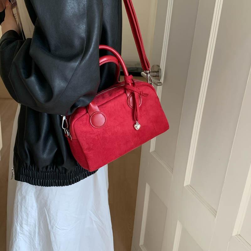 Τσάντα χειρός premium γυναικεία φθινοπωρινή και χειμερινή νέα μόδα υφή τσάντα ώμου messenger τσάντα μαξιλάρι για μετακινήσεις