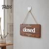 Wooden House Sign, Nordic Minimalist Style Wood Sign, Durable Wall Decoration Hanging Sign, for Coffee Shop Barber Shop Entrance