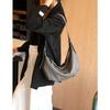 Cowhide Shoulder Women's Bag, Crossbody Women's Fashionable, Simple and Generous Practical Shell Bag, Solid Color Soft Leather Bag