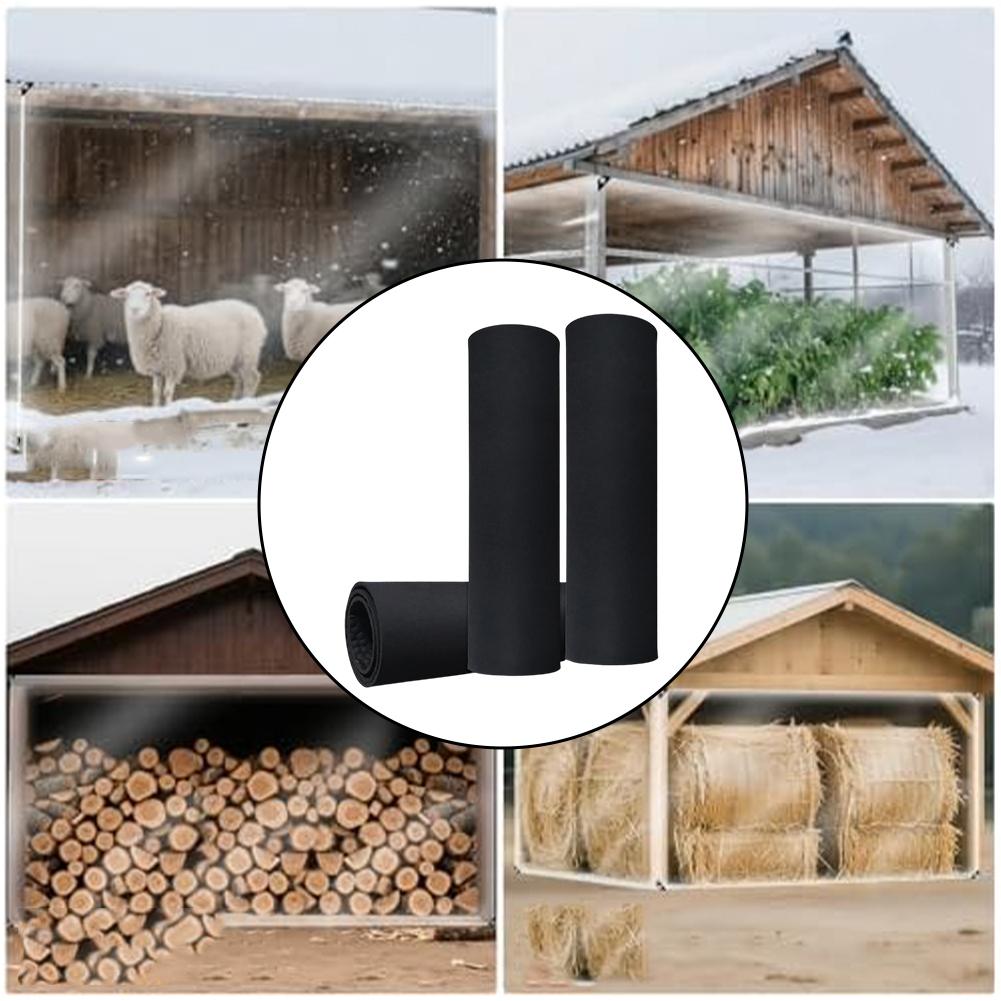 Heavy Duty Rubber Insulated Mat with Non Slip Design and Weather Resistant Material for Use In Chicken Coops and Outdoor Patios
