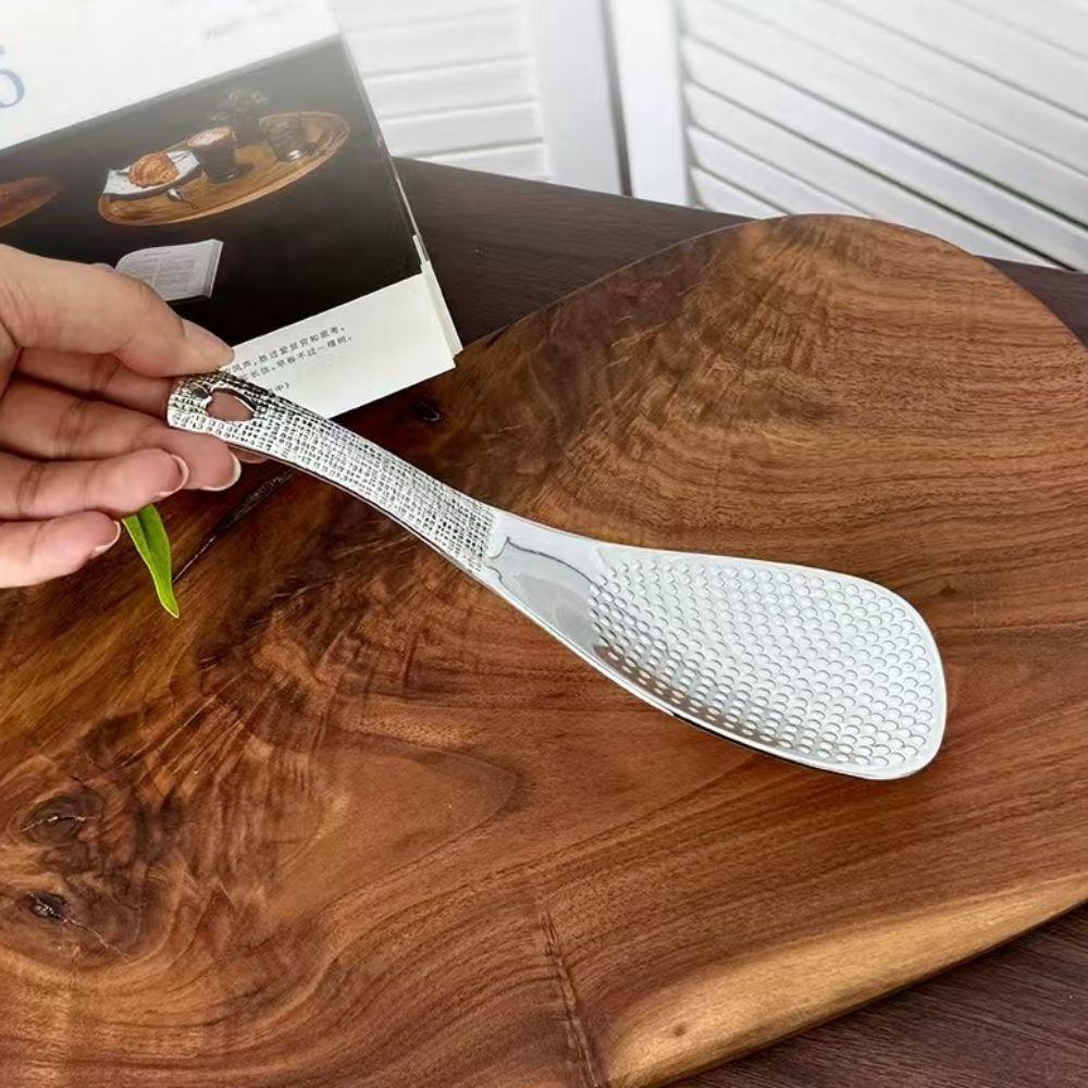 Heat-resistant Anti-Stick Rice Spoon Stainless Steel Rice Shovel  Kitchen Gadgets Accessories
