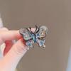 Vintage Crystal Butterfly Pins for Women Unisex Insect Brooches Banquet Party Backpack Gifts Jewelry Accessories